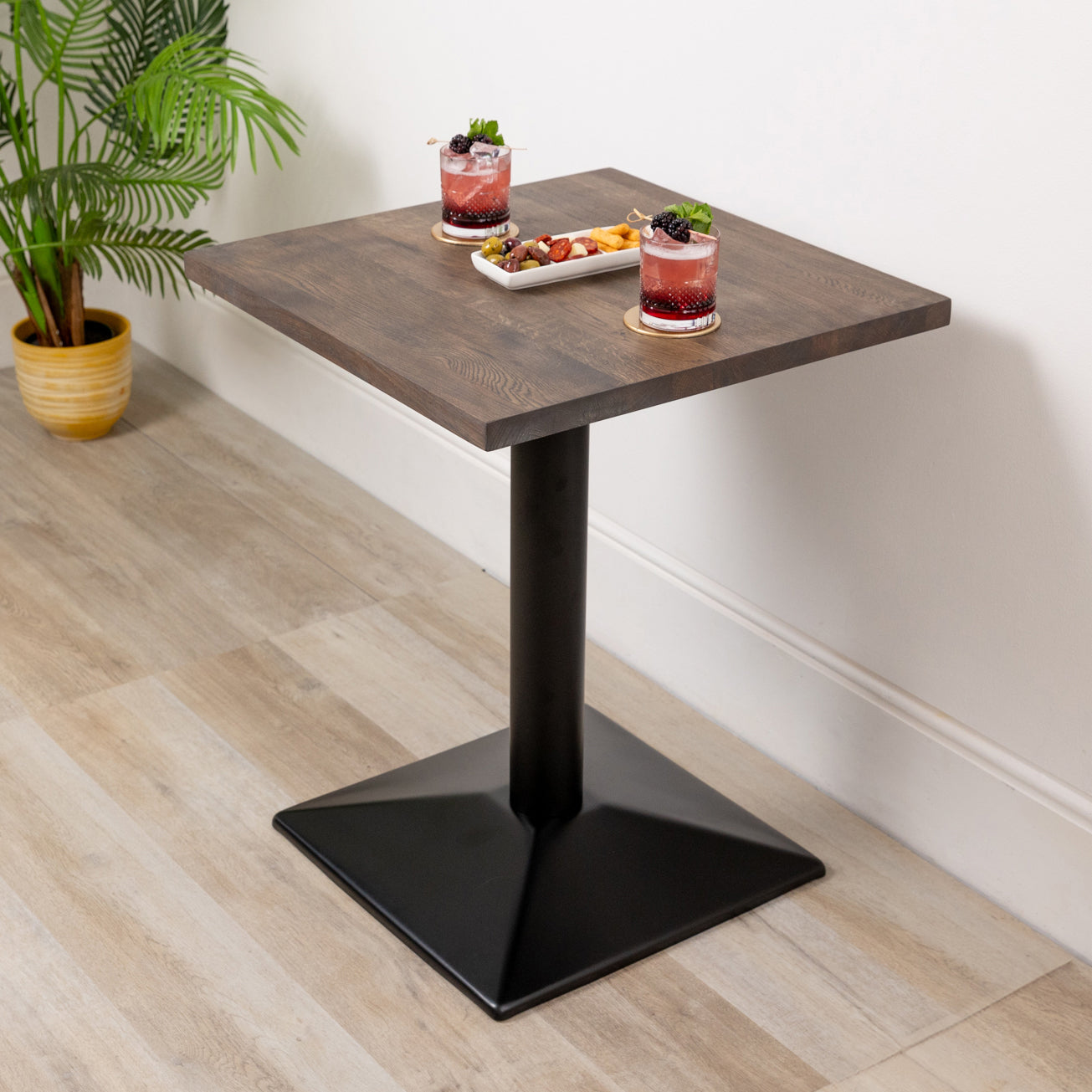 Black Wood Small Kitchen Table