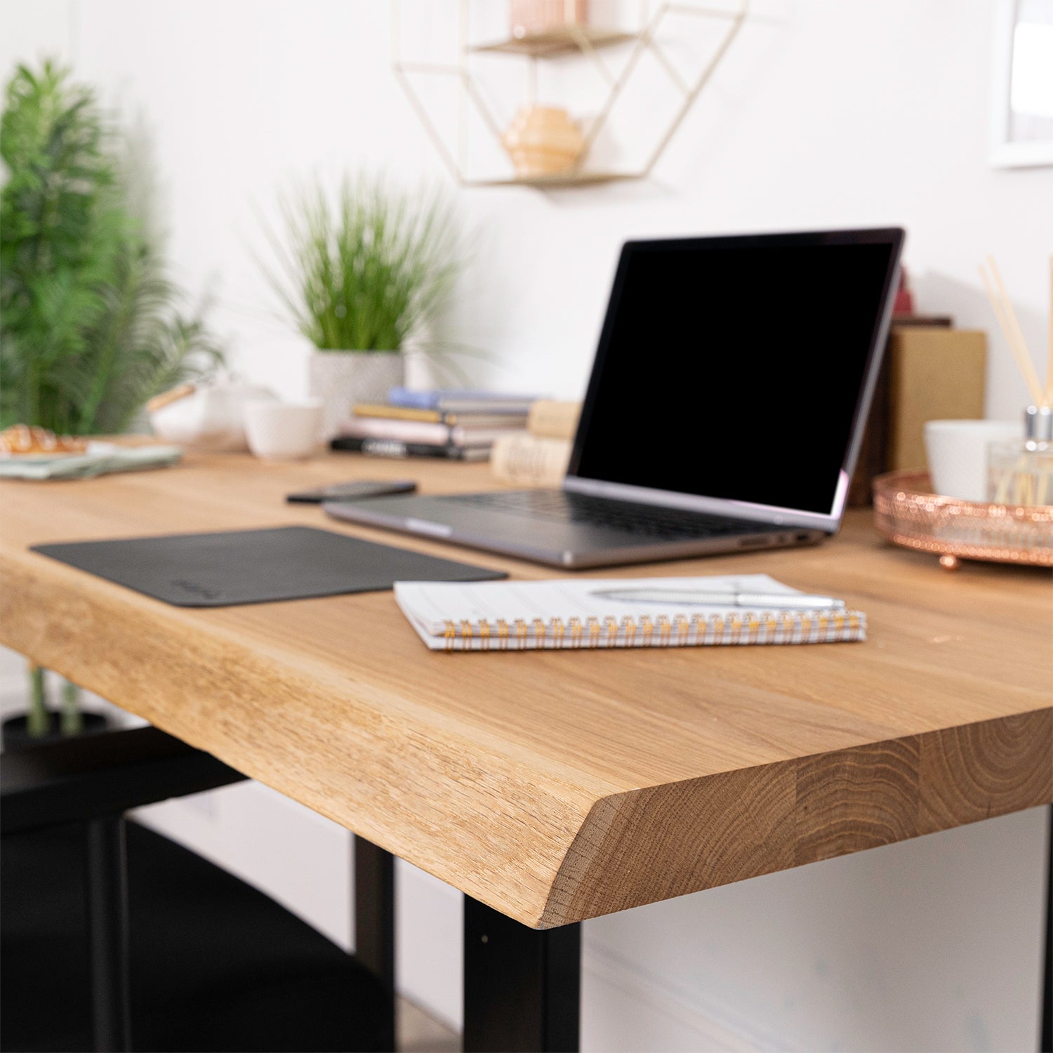 Live Edge Wooden Desk