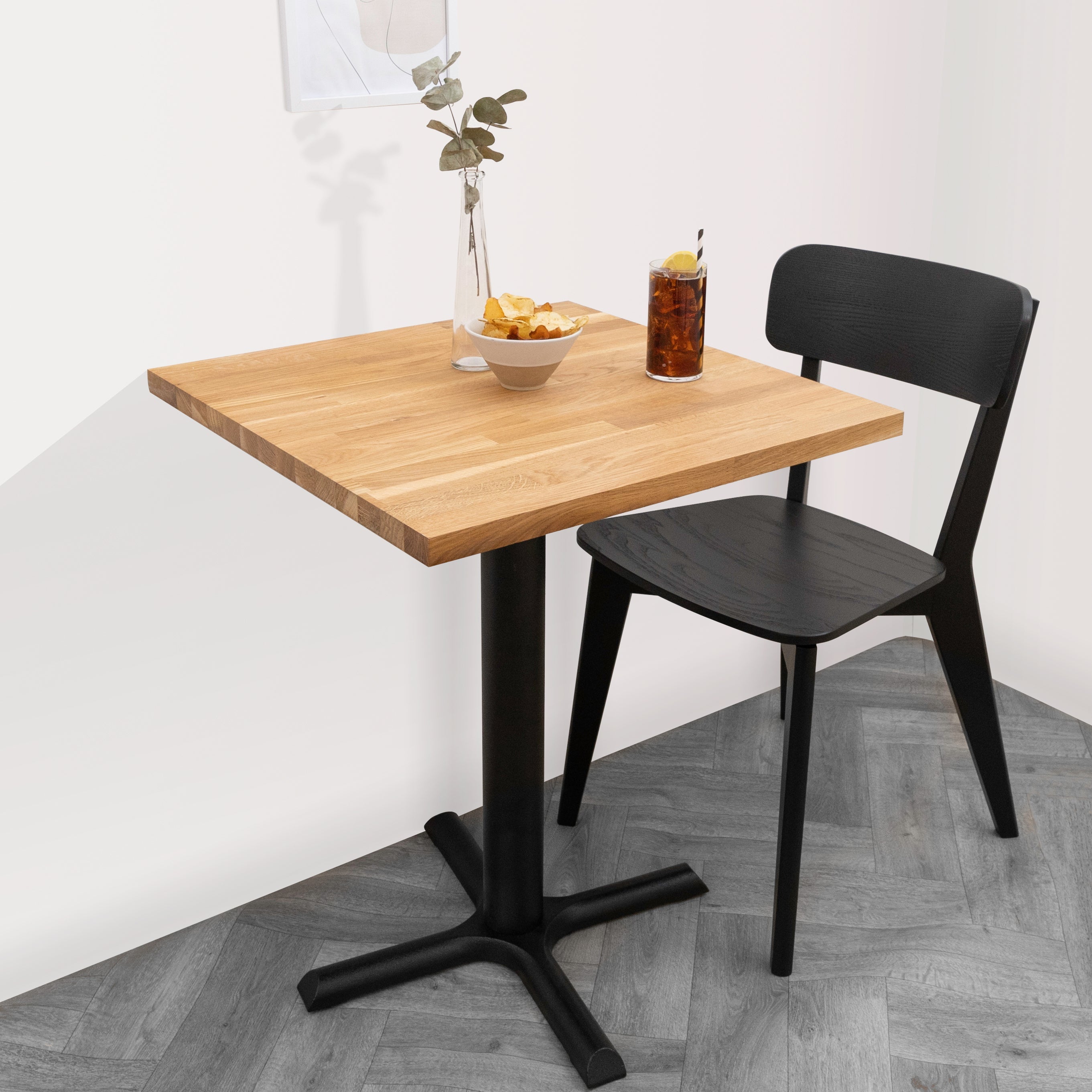 oak solid wood bistro table 1