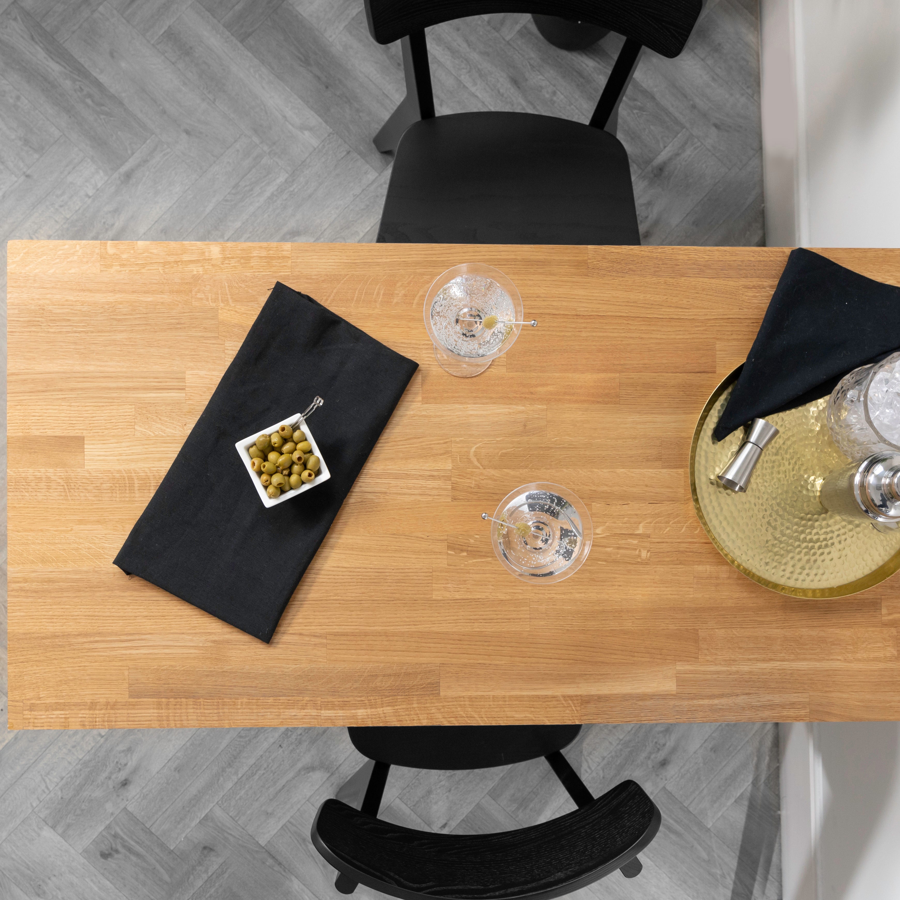 oak solid wood tabletop 2