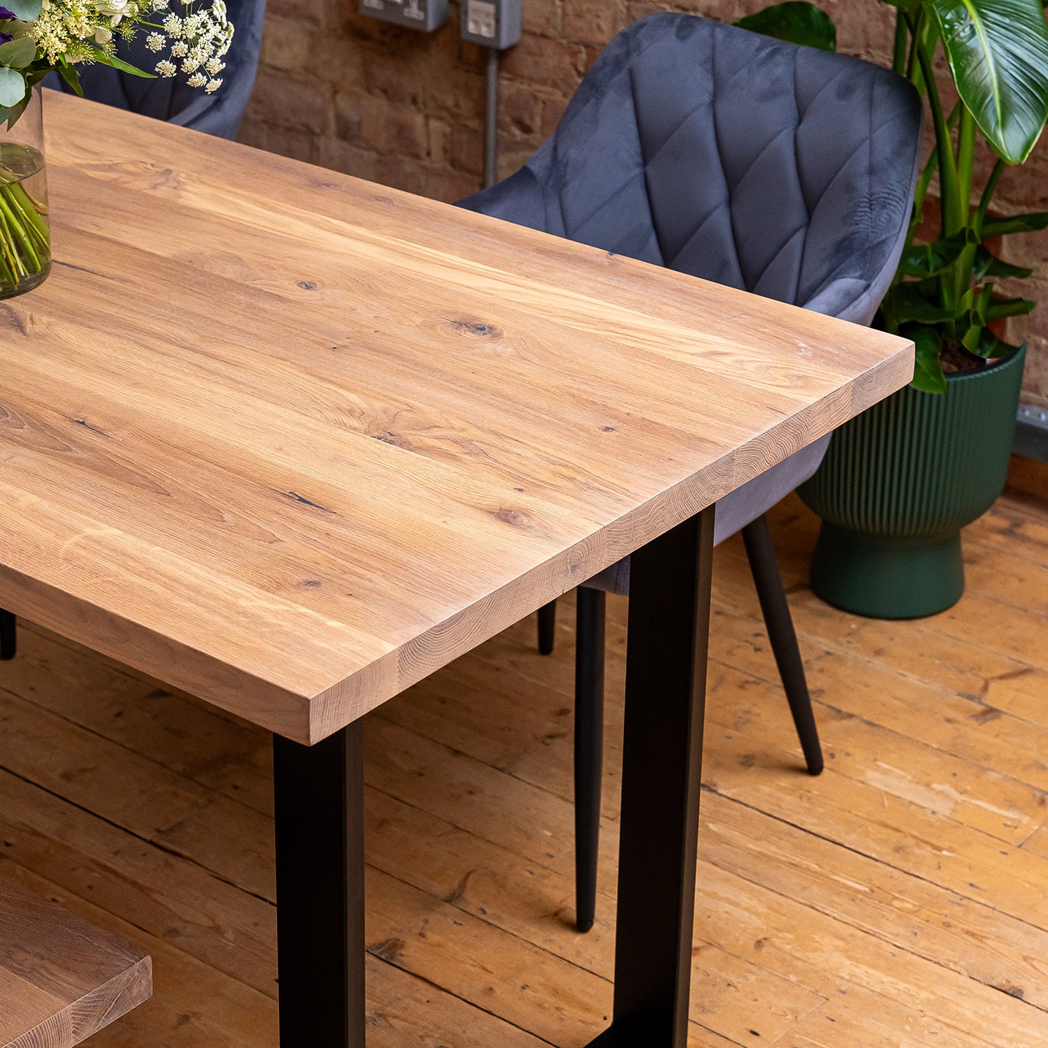 Oak Wood Dining Table