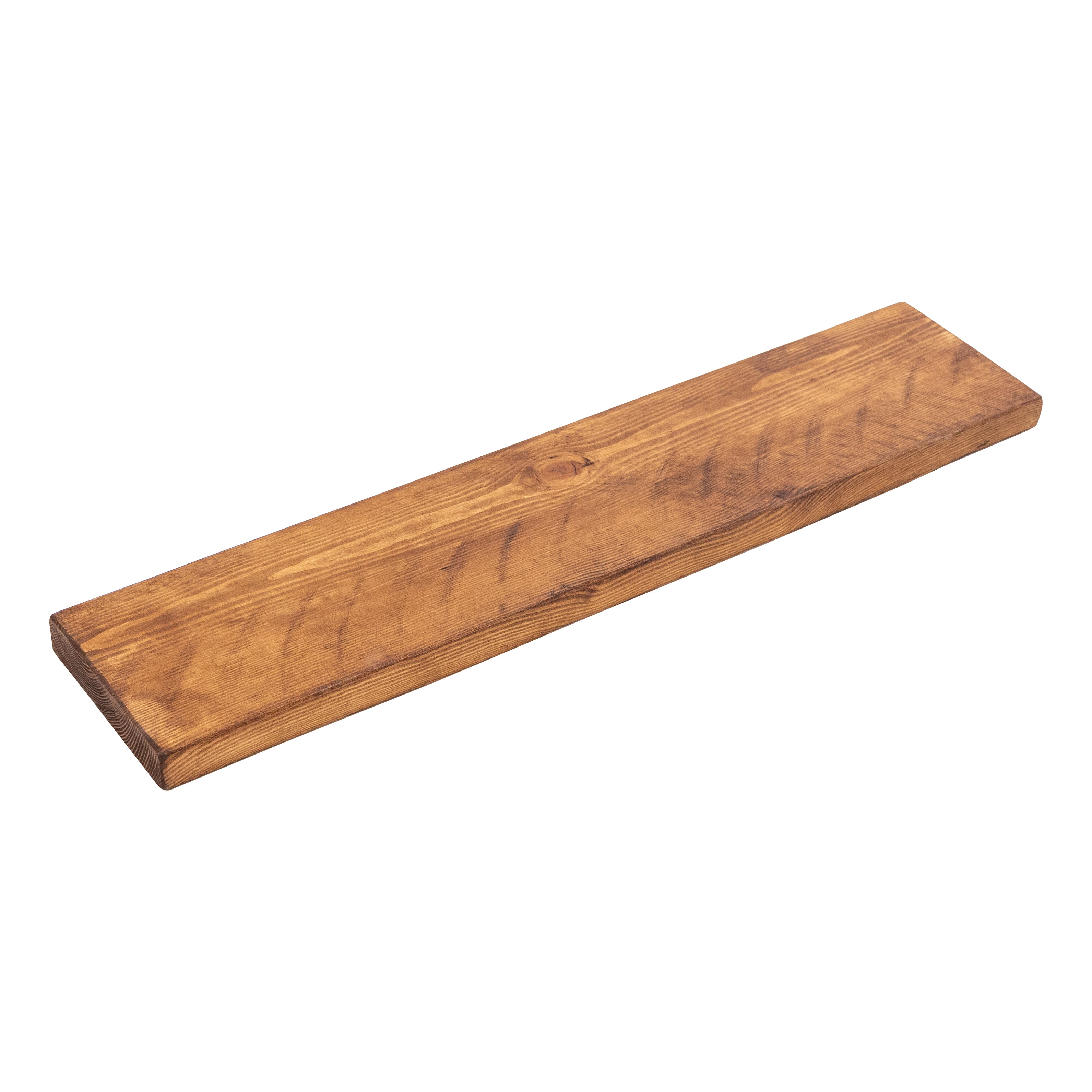 Pine Rustic Shelf - Tudor Oak