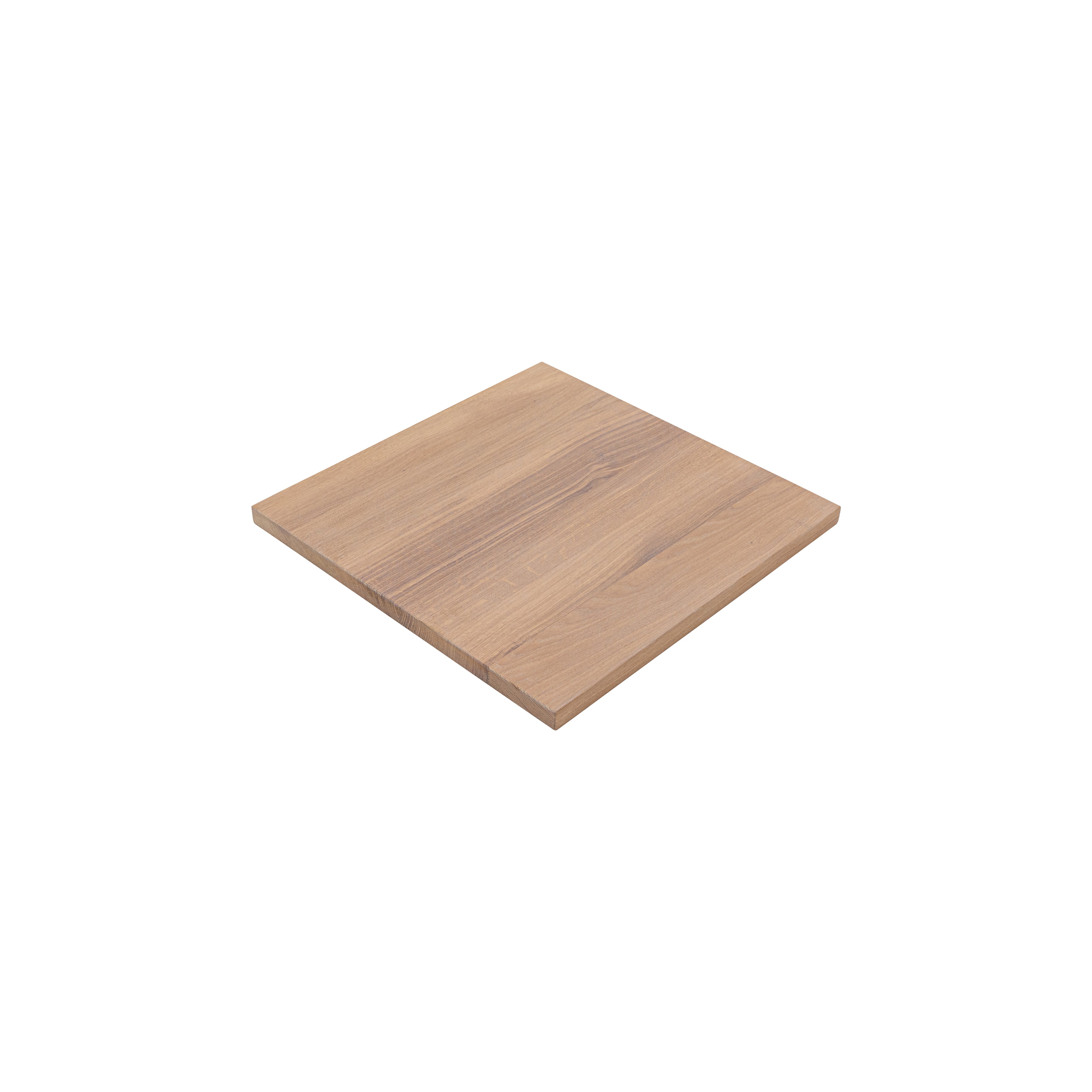 Premium Solid Oak Bistro Tabletop - White Oak