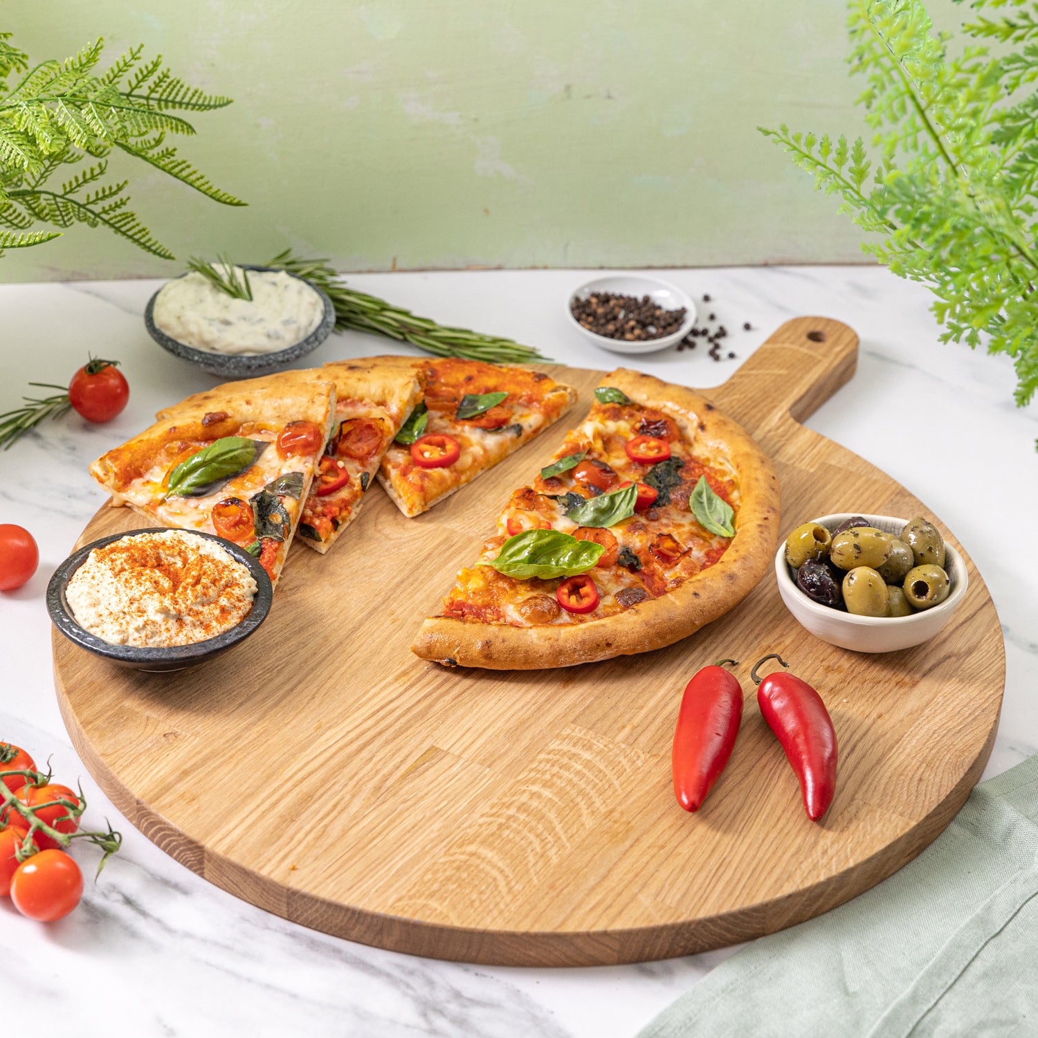 Round Wood Pizza Board