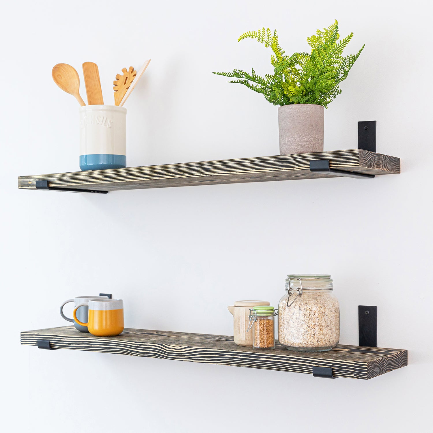 Dark Wood Shelf - 32mm thick