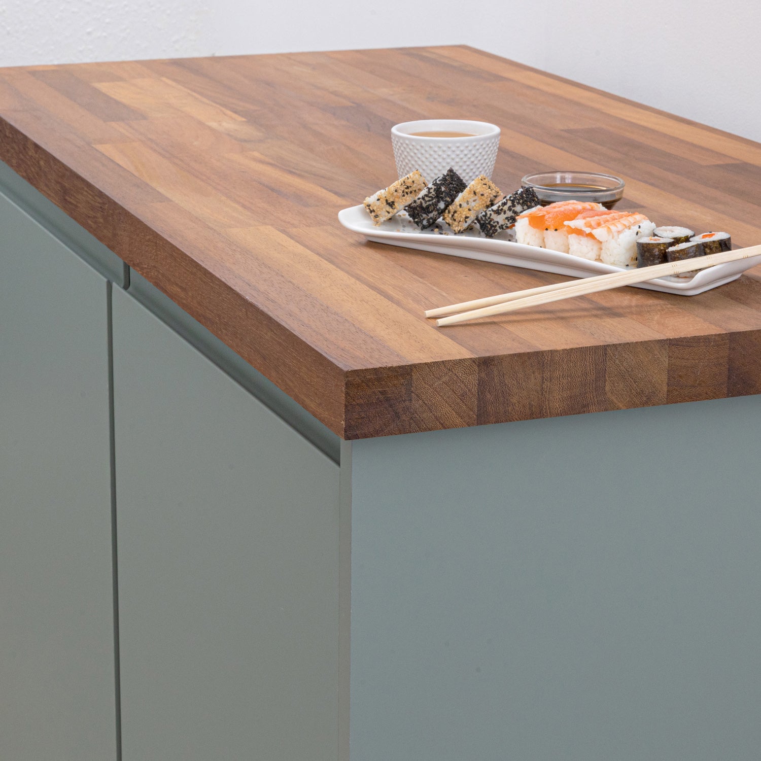 Solid Iroko Worktop