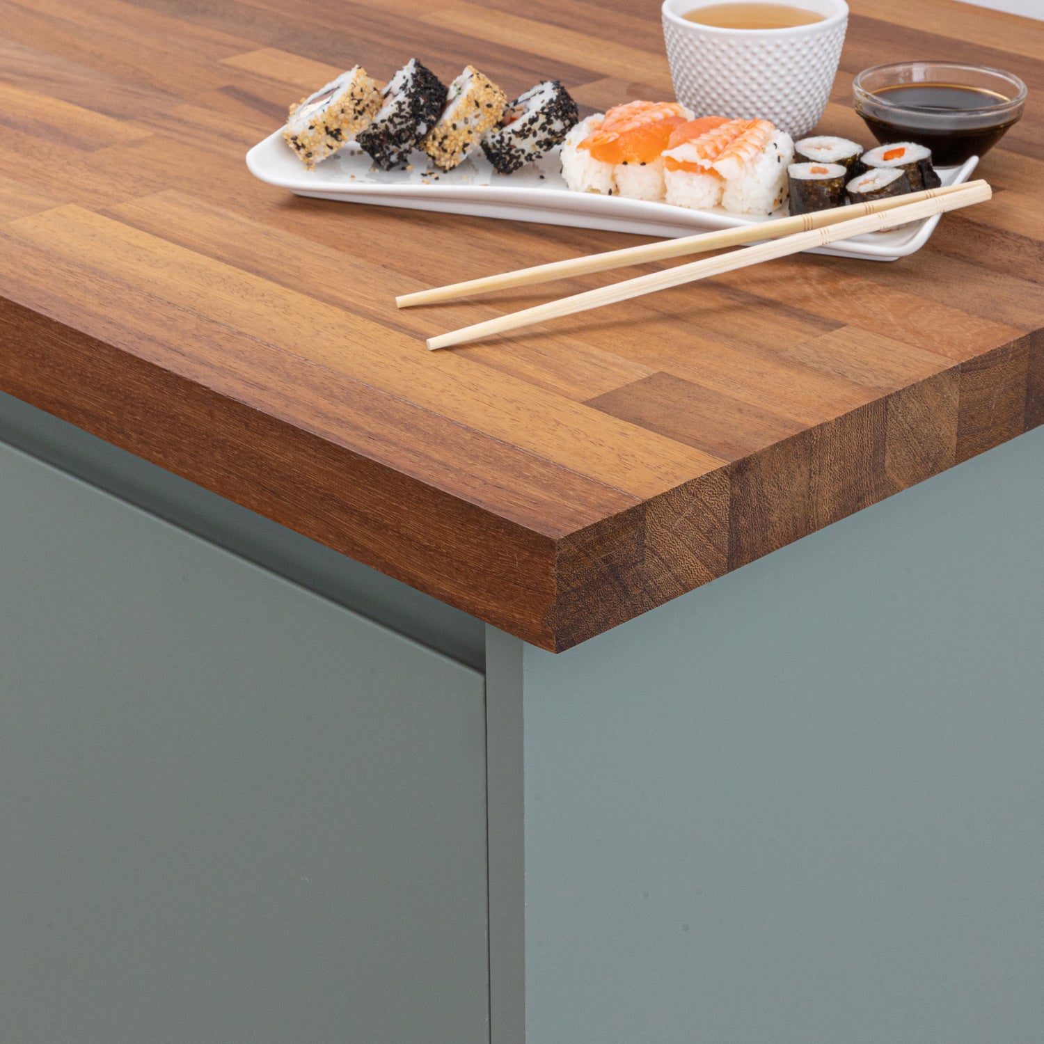 Solid Iroko Worktop