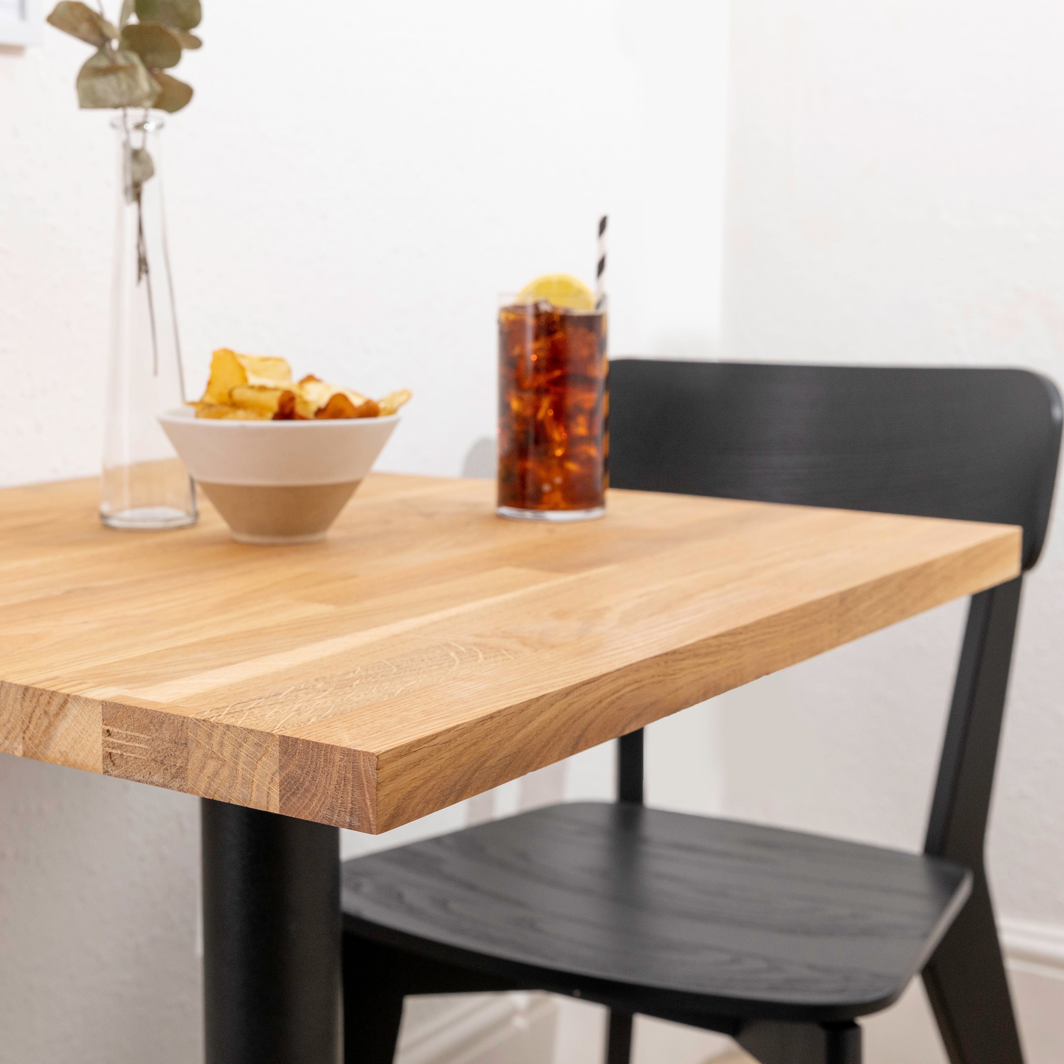 solid oak cafe table 1