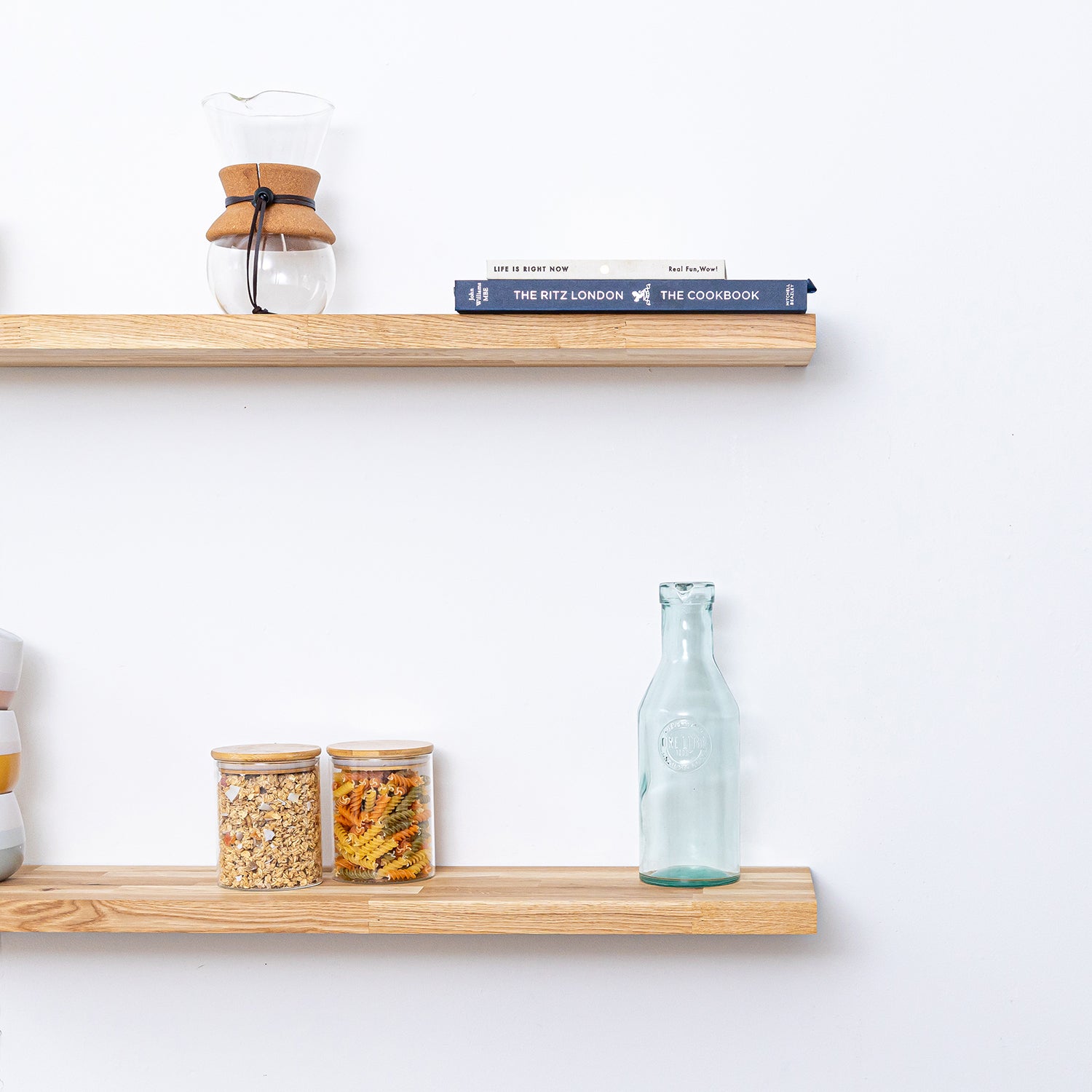 Solid Oak Floating Shelf - 30mm thick