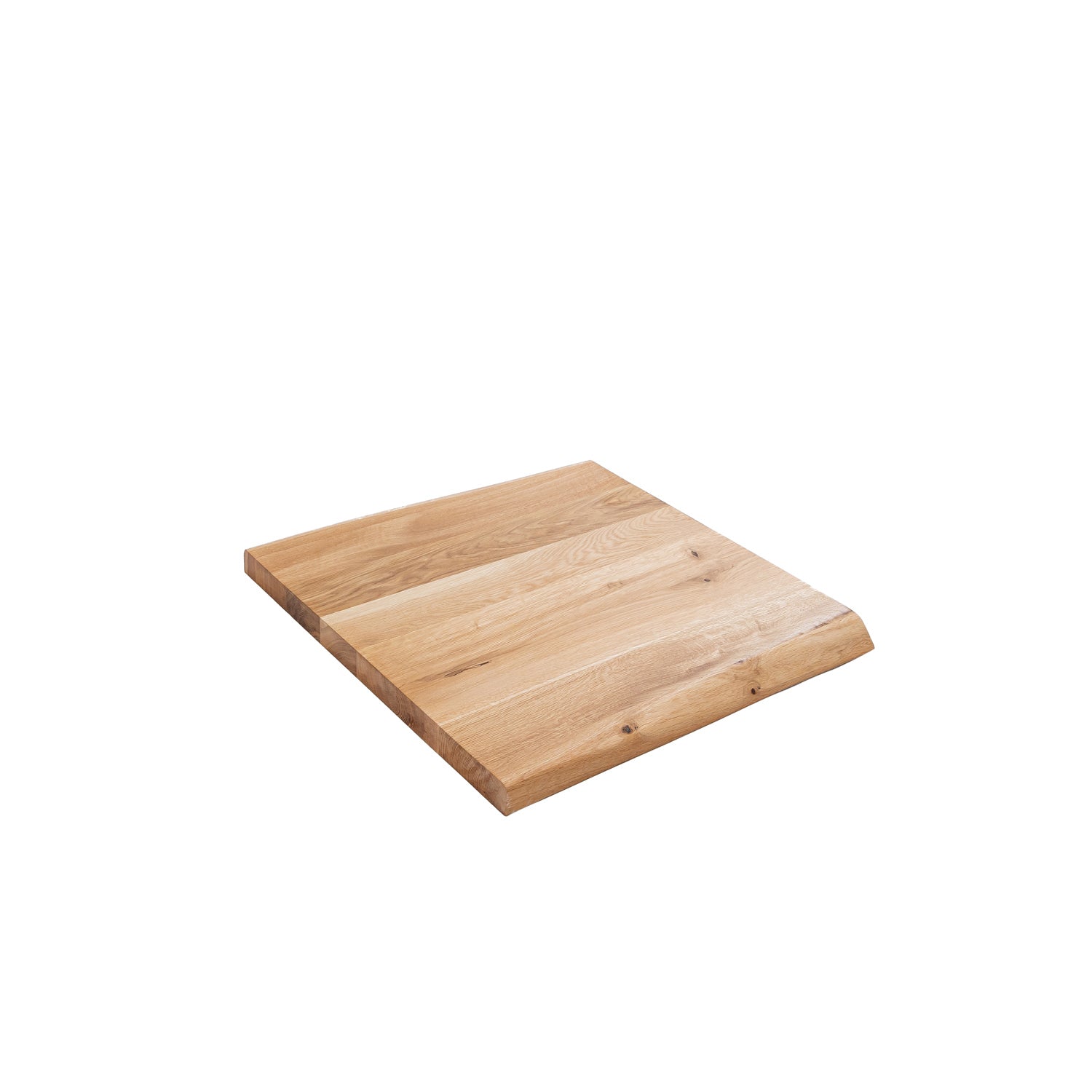 Solid Oak Live Edge Bistro Tabletop