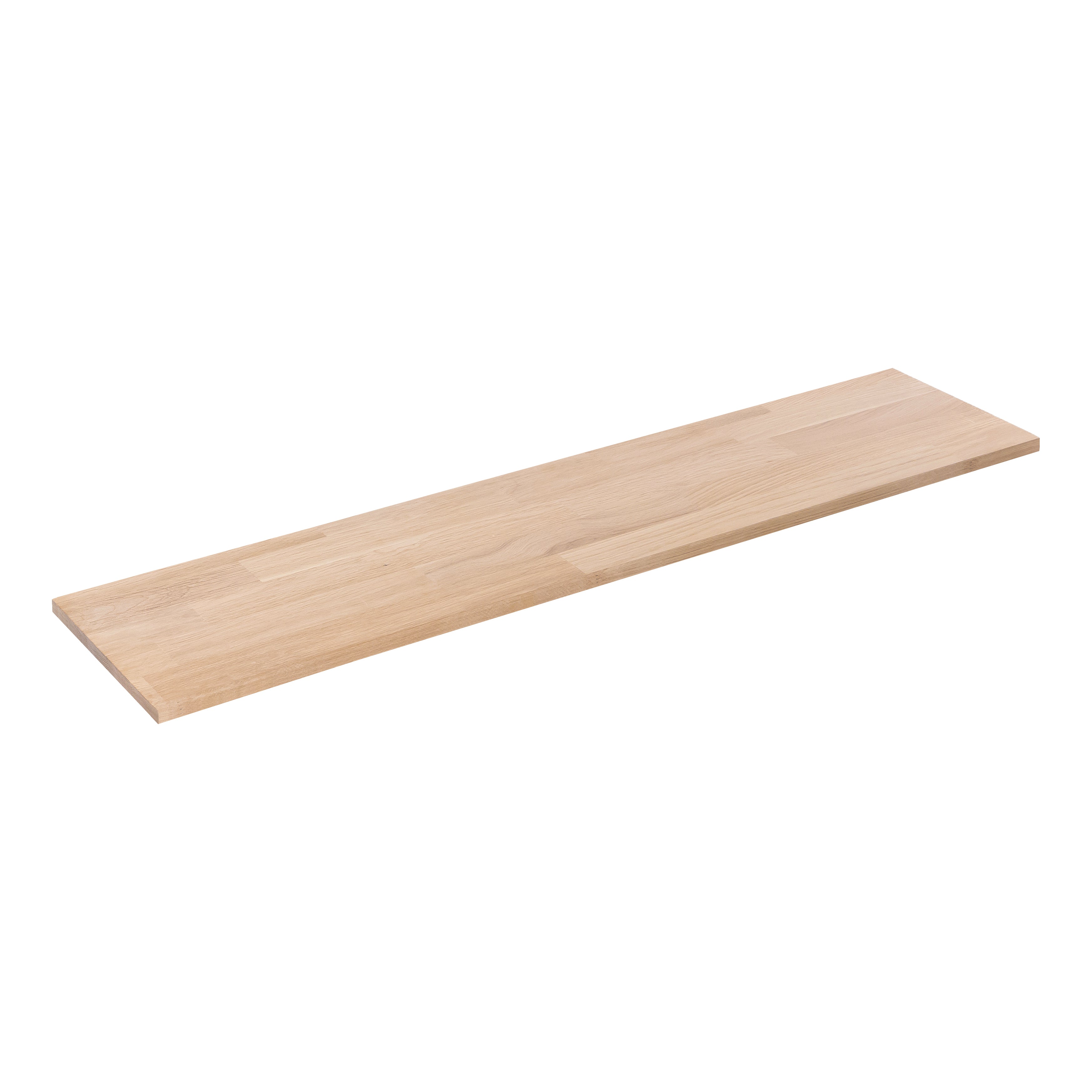 Solid Oak Wall Shelf (Sanded) - 18mm thick