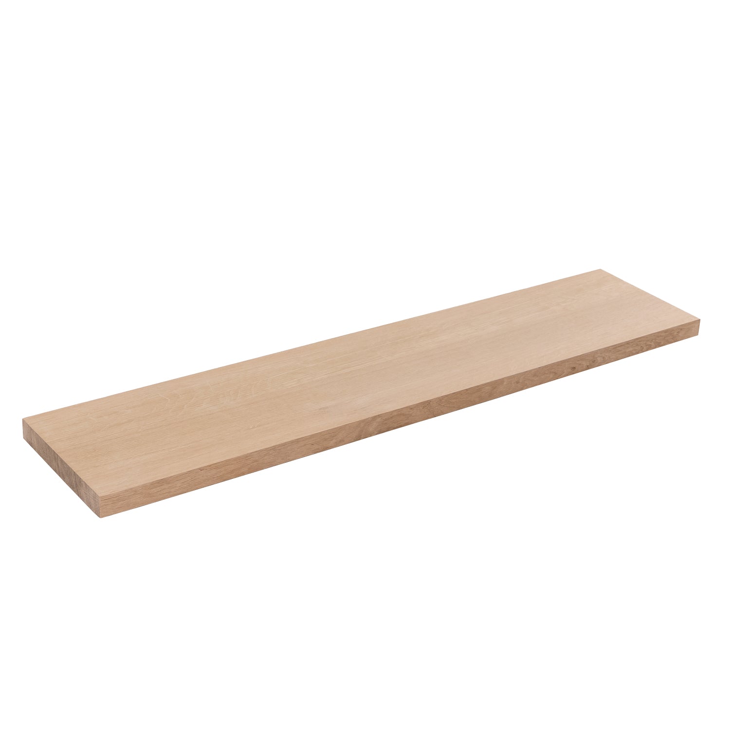 Solid Oak Wall Shelf (Sanded) - 27mm thick