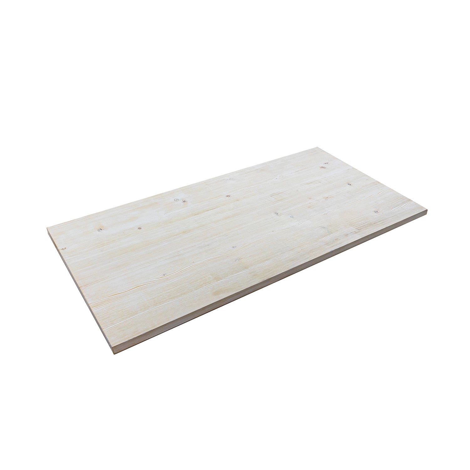 White Wood Desktop - Solid Pine