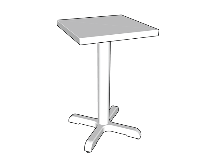 Wood Top with Pedestal Base Assembly Guide